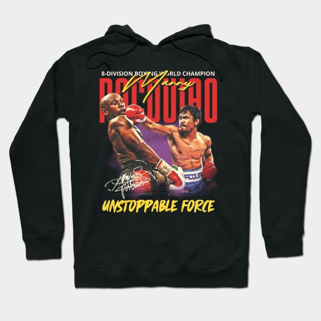 Pacquiao Original Aesthetic Tribute 〶 Hoodie by Terahertz'Cloth